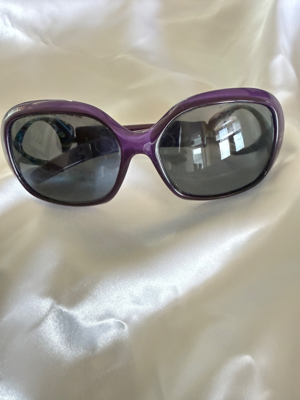 Emilio Pucci Women's Sunglasses Purple FRAMES ONLY Cold Insert Italy EP619S - Picture 2 of 11